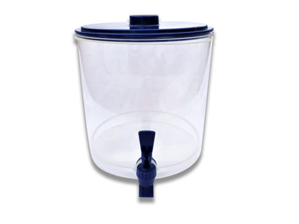 Acrylic Clear & Blue Beverage Server