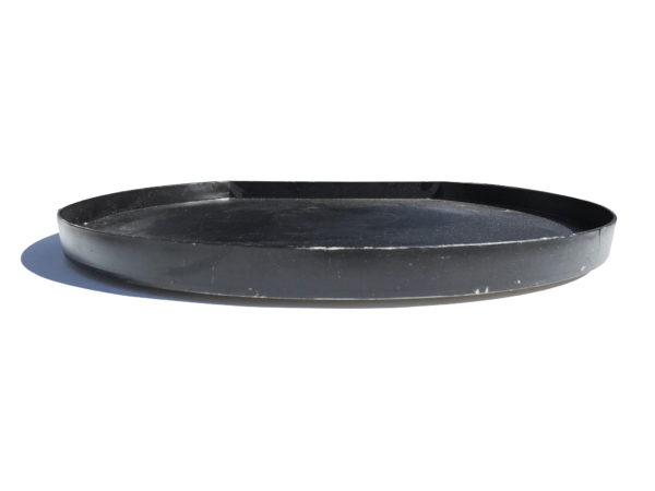 Black Round Lazy Susan Tray