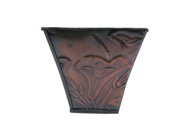 Bronze Metal Flared Flower Pot