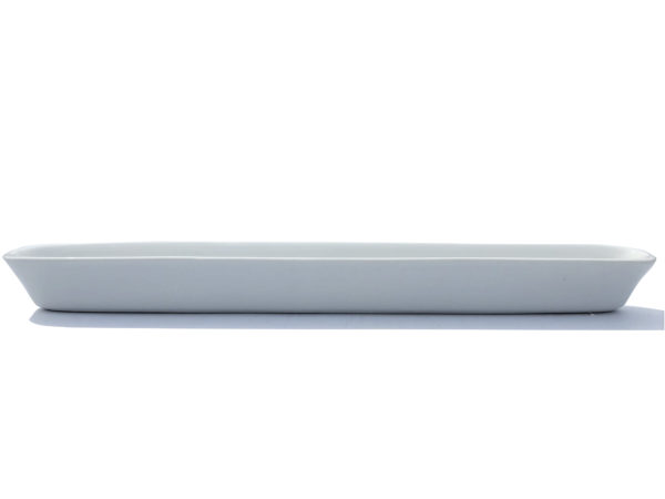 White Ceramic Oblong Tray