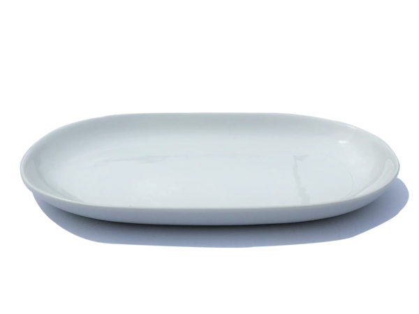 White Ceramic Oval Platter