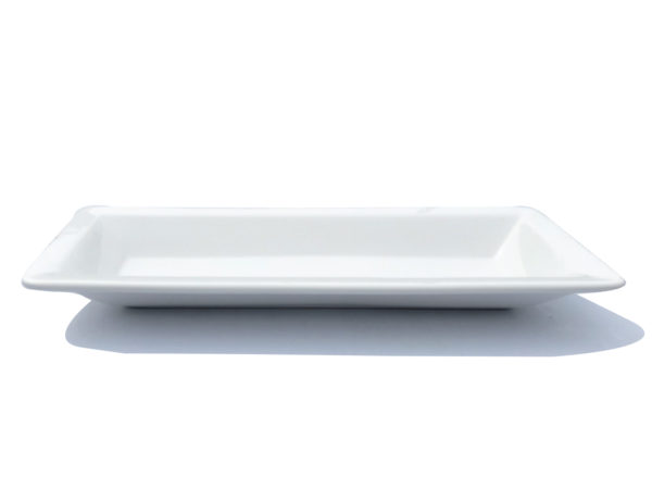 White Ceramic Rectangular Platter
