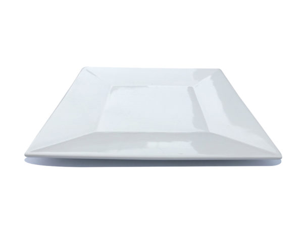 White Ceramic Square Platter