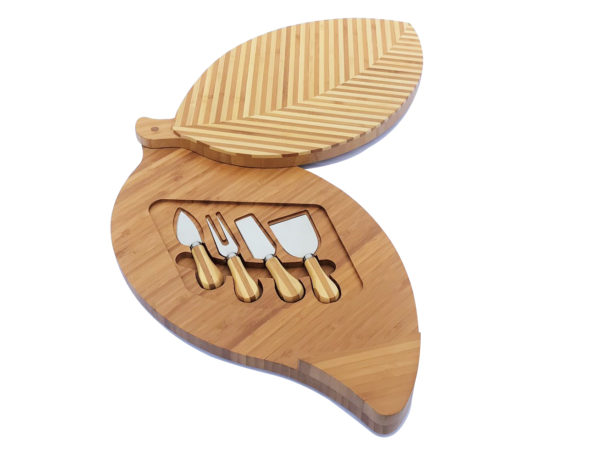 5 Piece Wooden Charcuterie Set