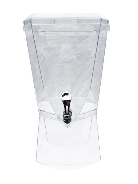 5 Gallon Acrylic Clear Diamond Beverage Server