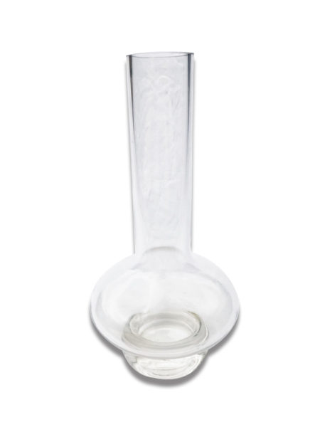 Clear Glass Single Bubble Vase