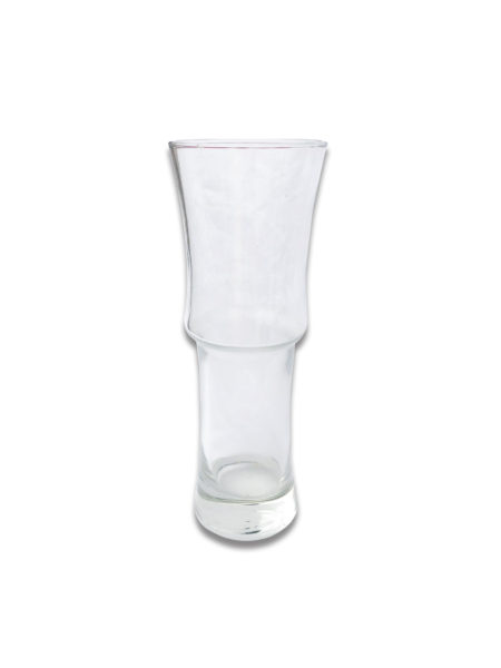 Clear Glass Overhang Vase