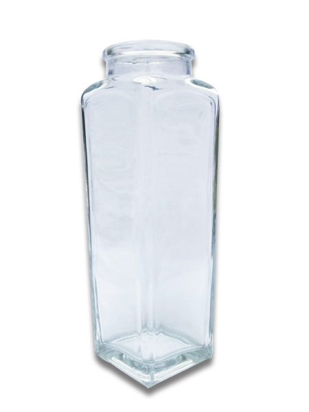 Clear Glass Tall Cylinder Vase