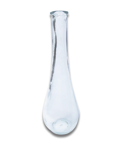 Clear Glass Tear Drop Vase