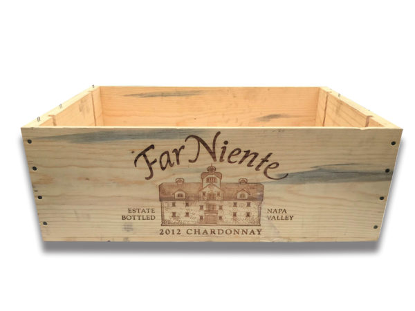 Far Niente Branded Wood Crate