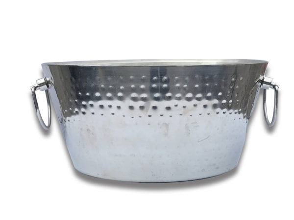 Hammered Stainless Insulated Beverage Tub