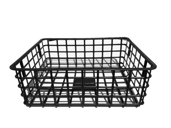 Black Plastic Wire Basket