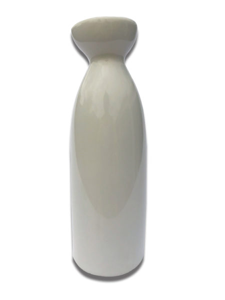 White Ceramic Skinny Vase