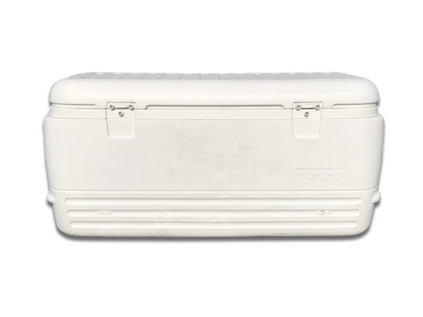 White 120 Qt. Igloo Cooler